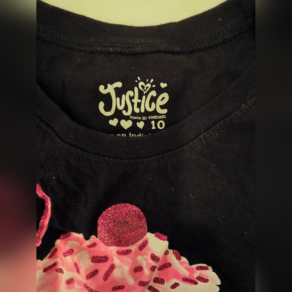 🧡 Justice. Kids Clothing Lot 7 Pieces - Pink, Green, Purple, White Girls 10 - Picture 9 of 14
